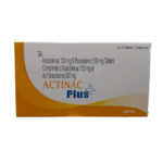 Actinac plus tab aceclofenac &  paracetamol 2x10